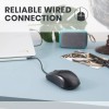 USB 2.0 Optical Wired Scroll Wheel Mouse PC Laptop Notebook