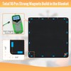 Magnet Fireplace Cover, Fireproof Fireplace Draft Blocker, Fireplace Blanket for