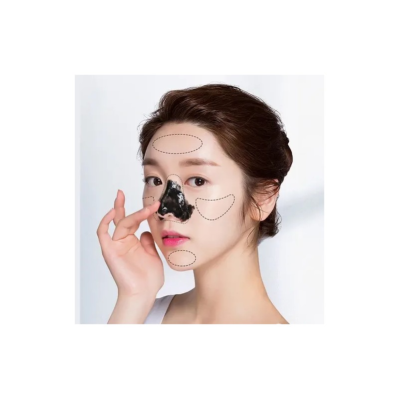 Mascarillas Facial Peel Off Carbón Activado Puntos 100pzs