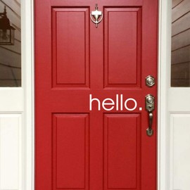 Back40Life - Hello Front Door Vinyl Decal (E-005d)
