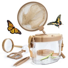 Montessori Mama Montessori Mama Kids' Bug Catching Kit - Complete Insect Exploration Set with Habitat, Extendable Net, Magnifying Tools & Carry Strap - Educational Outdoor Adventure Gift