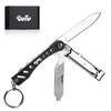 OUTU Keychain Nail Clipper Multitool, 6 in 1 EDC Utility