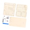 Robot Arm Building Toy Hydraulic Wooden Mechanical Model Tool Set