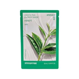 Innisfree Green Tea Energy Mask 22ml (Moisture & Gloss) / 그린티 에너지 마스크22ml(수분윤기)