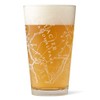 McGovern & Company National Park Pint Glass - Line Map
