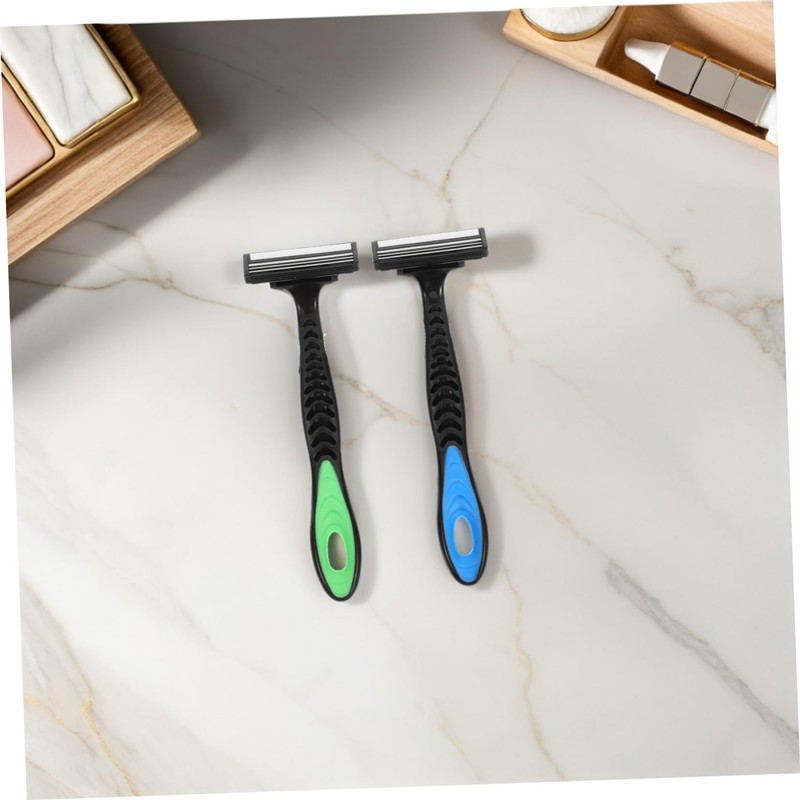SAFIGLE 4pcs Men's Grooming Razor Portable Shaving Device for for