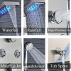 FUZ LED Shower Panel Tower System Stainless Steel 6-Function Faucet