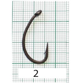 PRO FILSTAR 10 Piece Fishing Hook Set with Curve Shank, Size 2, Hooks for Carp Fishing, Carp Fishing Accessories, Pop Up Boilies, Carp Fishing Hooks, Fishing Accessories, Carp Rigs