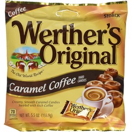 Werthers Original Caramel Coffee Hard Candy Pieces Round Hard Candy 5.5 Oz