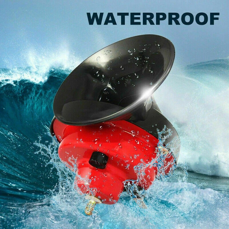 12V Super Loud Train Horn Waterproof for Motorcycle Car Truck