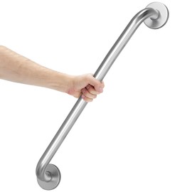 AmazerBath Long Grab Bars for Bathtubs and Showers Anti Slip, 32" L x 1.25" D, Handicap Grab Bars Stainless Steel, Shower Grab Bars for Seniors, Bathtub Handle Bars for Bathroom Holds 500LBS