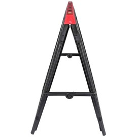 JEGS Folding Sawhorse | 350 LBS Capacity | Sturdy Weather-Resistant Polypropylene | Dimensions: 21 Inches Long x 1.75 Inches Wide x 30 Inches High | Folds Flat To 2 Inches | 1 Per Package