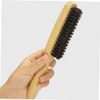 Healvian Men's Wooden Beard Brush Soft Bristles Grooming Kit for