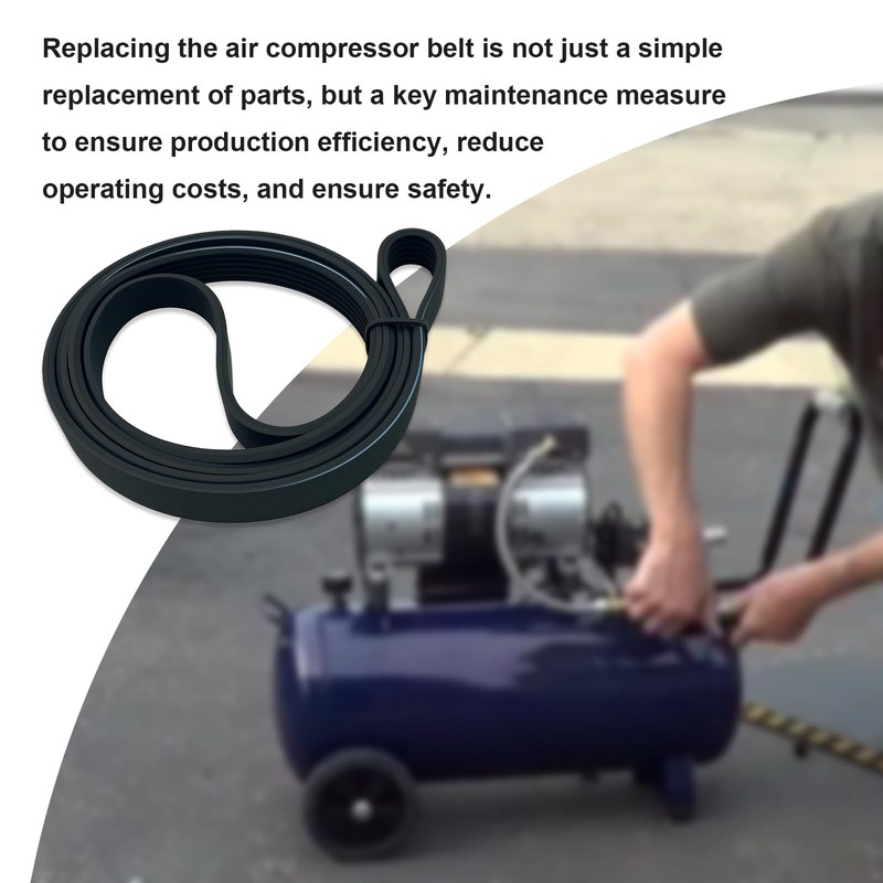 BT-48 Air Compressor Belt Poly-V Belt Compatible With Campbell Hausfeld