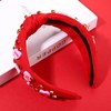 YAHPERN YAHPERN Valentine's Day Headband for Women Red Pink Heart