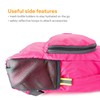 FOLDABLE BACKPACK, Pink, Folded 9”x7”x1.5” /Unfolded 17”x12.5”, Foldable