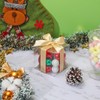 COTOPHER 35 Pcs Clear Candy Apple Boxes, 4x4x4 Inches PET