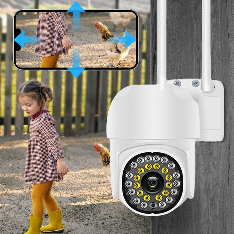 1080P Smart WiFi Camera System Waterproof Wireless Monitor Camera 355°Rotatable