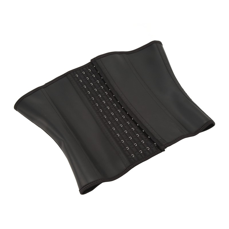Women Underbust Latex Sport Waist Trainer Tummy Control 4 Row