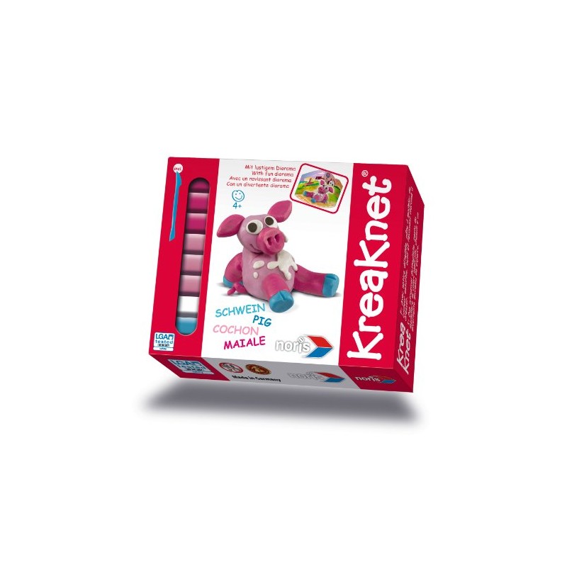 Noris Spiele 606310041 KreaKnet Pig