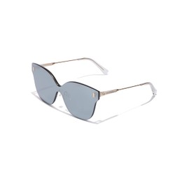 HAWKERS GELID Sunglasses for Men and Women, Gold · Chrome