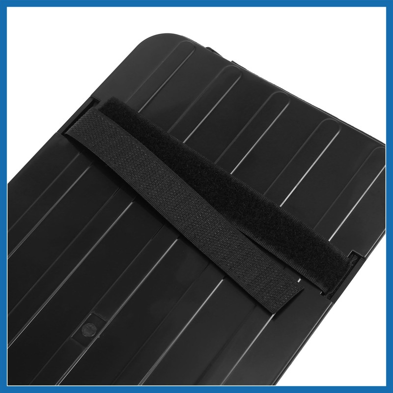 A ABSOPRO Black Universal Car Sun Visor Organizer Sunglasses Case