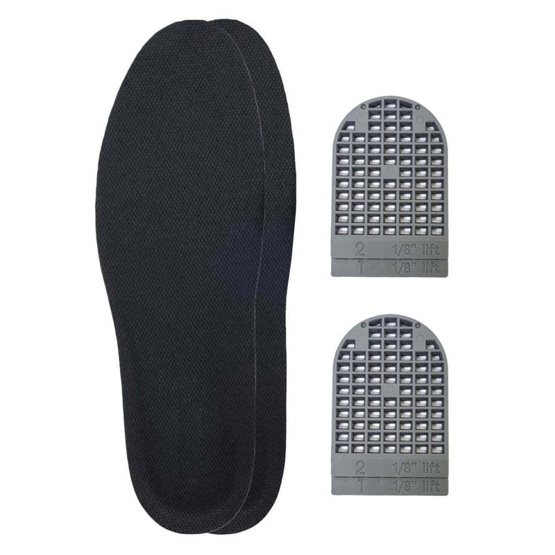1/8 Inch(3mm) Full Length Insoles and Additional Lifts for Leg