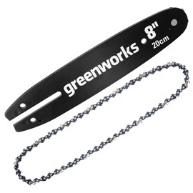Greenworks 8" Replacement Pole Saw Bar and Chain Combo