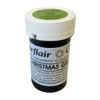 3 x Sugarflair 25g Christmas Green Tartranil Paste Gel Edible