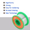 E ENERSYSTEC Solder Wire No Lead Rosin Core Flux 0.8mm