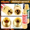 Mgoodoo 4Pcs Oxygen Acetylene Flashback Arrestors Set Regulator End Standard