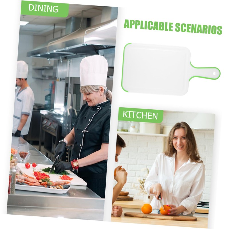 Ipetboom Double Sided Reusable Cutting Board with Handle Kitchen Chopping