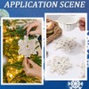 SUNNYCLUE DIY 4 Sets Macrame Kit Christmas Macrame Ornaments Macrame