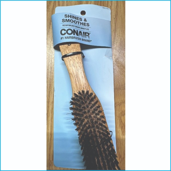 Conair Shines & Smoothes Reinforced Boar Bristles Conair #1 Hairbrush