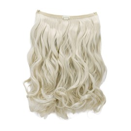 CAISHA 20" 1 Weft Extension With Elastic Band Hair Extensions Hairpiece Wavy Light Blonde E117-1