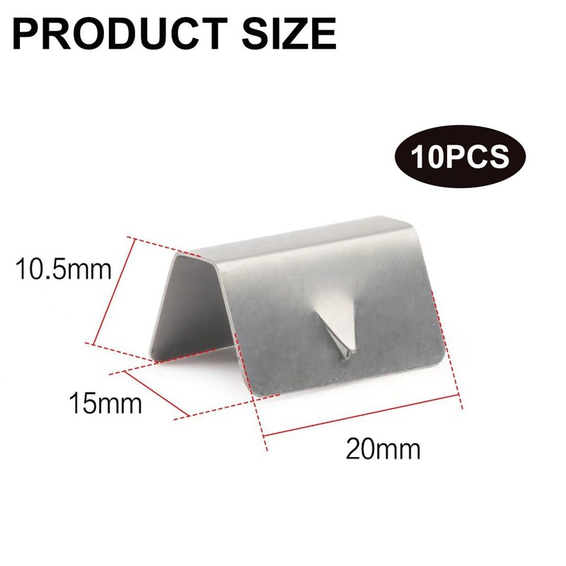Rakiuty Wind Deflector Clips, Wind/Rain Deflector Fitting Clips, 10 Pieces