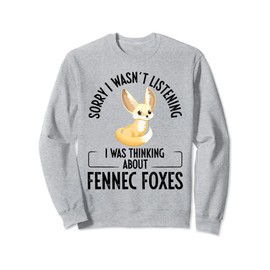 Fennec Fox Lover Fennec Fox Stuffed Animal Fox Owner Sweatshirt