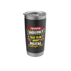 Digital Collage Art Stainless Steel Insulated Tumbler
