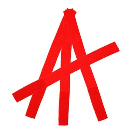 ULTECHNOVO 4pcs Winch Red Belt Heavy Duty Tow Straps Winch Belt Towing Strap for Trucks Boat Winch Strap Tow Straps for Truck Tow Strap Racing Car Tow Strap Trailer Winch Strap