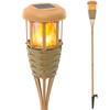 Evelynsun Flickering Flames Solar Powered Lights - Upgraded Solar Torches