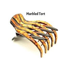 Medusa Heirloom Small Yoga Clip, Marbled Tortoise