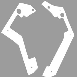 Inline Tube Compatible with 1968-70 Pontiac GTO Under Side Ram Air Scoop Template 2pc