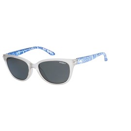 O'Neill ONKEALIA2.0-113P Women's Polarized Sunglasses - Matte Light Grey / Solid Smoke Lens Size 55-18-140 mm, crystal, Unit size