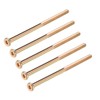 sourcing map M8x150mm Furniture Screw Hex Socket Machine Screws Zinc