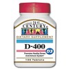 21st Century Vitamin D 400IU Tablets 100 Count (5 Pack)