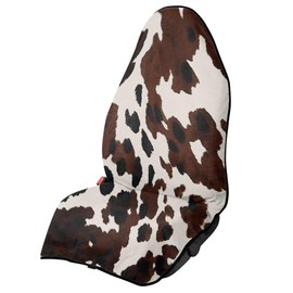 gearider Cow Print Car Towel Seat Covers After Gym Automotive Seat Cover Front Seats Only Brown Waterproof Bucket Towel Seat Covers for Running Athletes Swimming Workout Outdoor