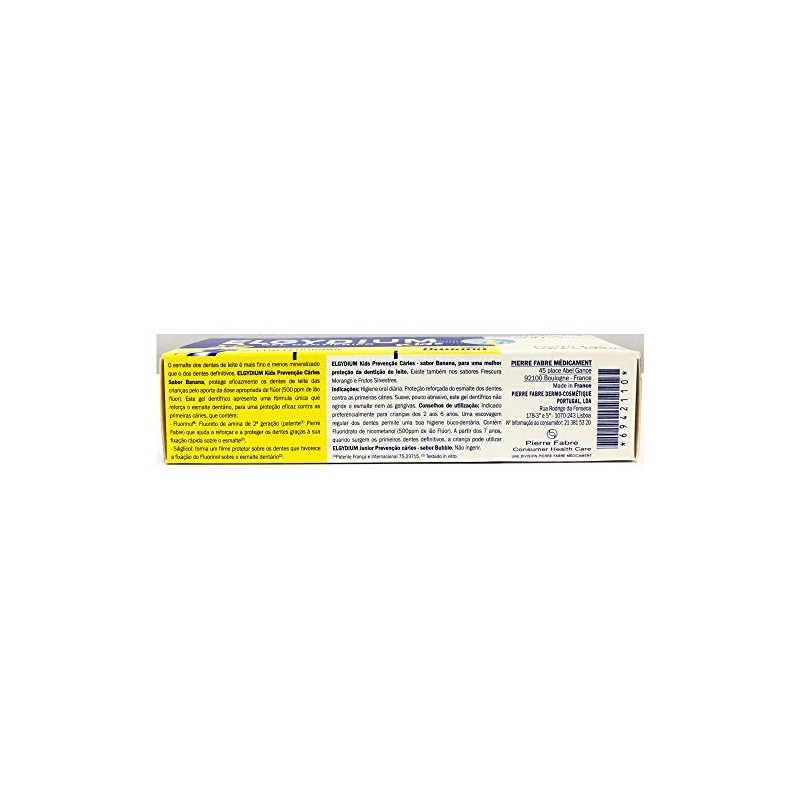 Pierre Fabre Elgydium Kids Gel Toothpaste Banana Flavor 50ml