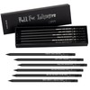 DND Pencils Set of 12 - Silver Foil Stamped with