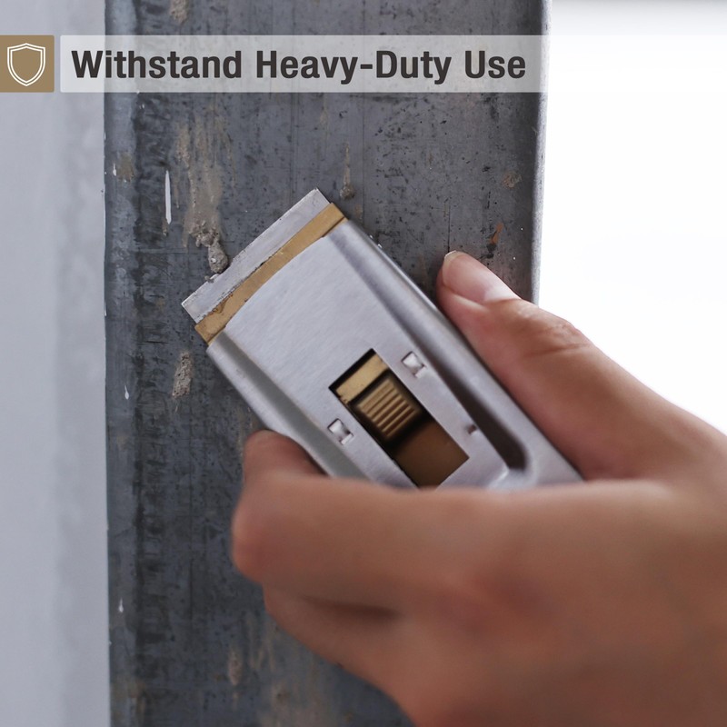 Bates- Metal Razor Blade Scraper, 2 Pack, 30 Extra Blades,