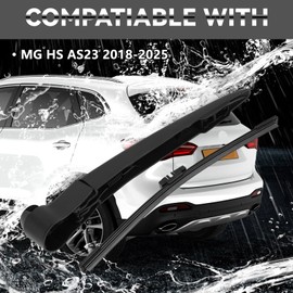 Rear Windshield Wiper Arm Compatible with MG HS AS23 2018-2025, Car Rear Wiper Blades Kit Waterproof